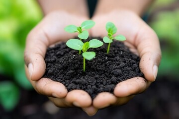 New Beginnings: Tiny Plants in a Handful of Earth