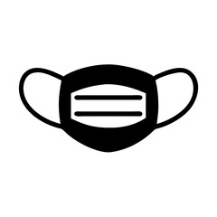 Find protective face mask vector graphic for health safety and virus prevention measures design