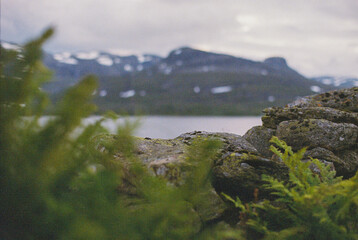 Obraz premium mountain landscape with lake