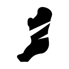 Downloadable winter christmas stocking vector graphic holiday season festive icon design element art