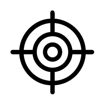 recommend clip art: Target icon vector illustration aiming focus bullseye dartboard precision accuracy marksmanship aim