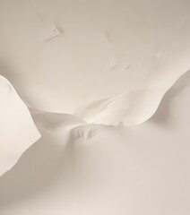Creamy white abstract, faint shadow play, calming simplicity,  muted,  texture,  digital