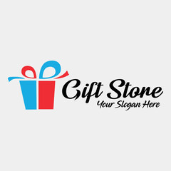 gift shop logo design vector