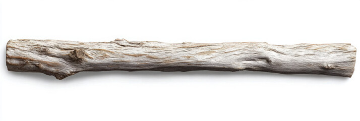 Minimalist Driftwood Background – White Wood Stick PNG