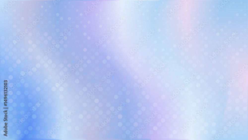 Poster Pastel dreamy abstract background with soft gradient and bokeh light dots, gentle holographic texture with blur effect and copyspace, modern template for design and branding