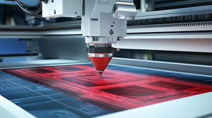 Cutter with vector pattern projections