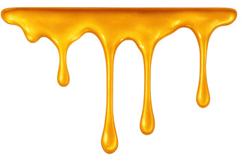 Golden honey cascading, revealing rich amber flow against transparent backdrop, showcasing sticky liquid's luxurious golden texture
