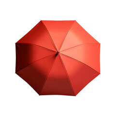 Contemporary Compact Beach Umbrella with a Sleek Mo Isolated on Transparent Background