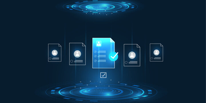 AI help business document verification of user concept