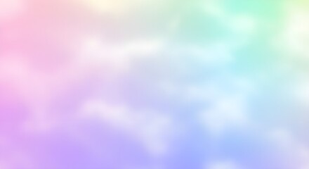 Pastel Rainbow Gradient Background