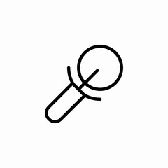 pizza cutter icon sign vector