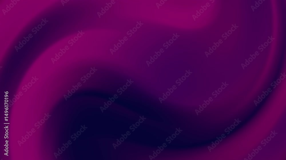Wall mural abstract illustration of a hazy purple background of wavy pattern moving in seamless looping motion
