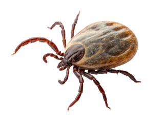 A tick on a black background isolated on transparent background