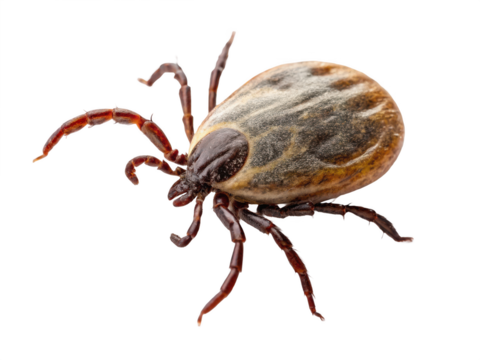 A tick on a black background isolated on transparent background