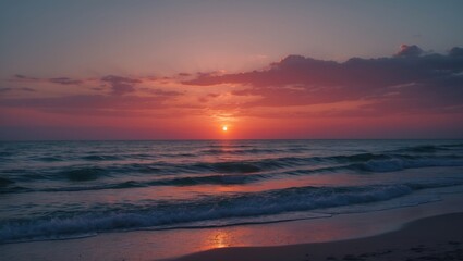 Obraz premium A beautiful sunset will come daily