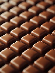 Fototapeta premium Textura de Bombons de Chocolate Quadrados
