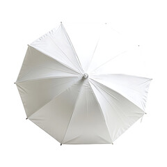 Contemporary Travel Beach Umbrella with a Sleek Fold Isolated on Transparent Background
