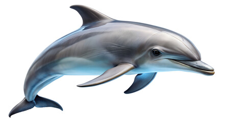 dolphin  isolated on white background. PNG Transparent file type with high definition quality And vibrant color grading Available.