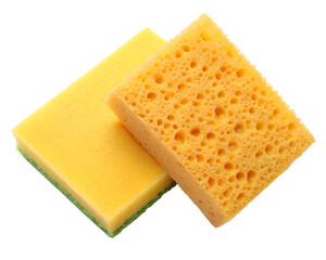 sponge for washing dishes isolated on white background. PNG Transparent file type with high definition quality And vibrant color grading Available.