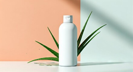 a shampoo bottle mockup