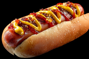 American street food hotdog