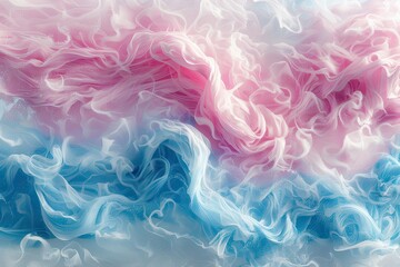 Obraz premium Textura Abstrata em Tons Pastel: Rosa, Azul e Branco