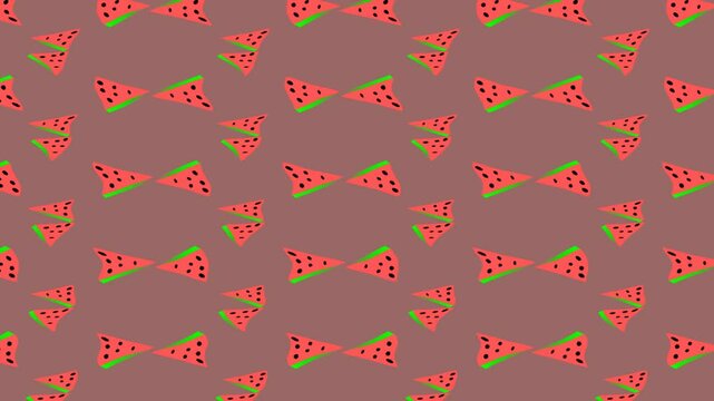 Un primer plano de varias  patillas o sand&iacute;a  en movimiento de forma de ondas