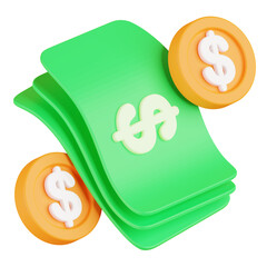 Money 3D icon.