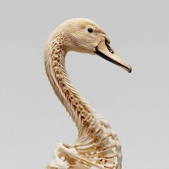 Swan Skeleton Anatomy.