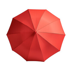 Contemporary Compact Beach Umbrella with a Bold Mod Isolated on Transparent Background
