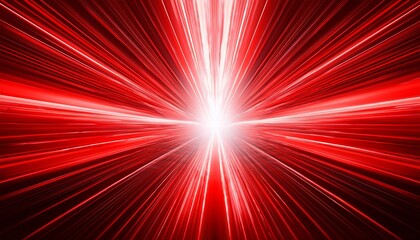 Fototapeta premium hyper speed burning red corridor of light an abstract spectacle of energy and acceleration