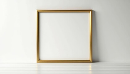empty frame on the wall