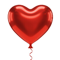 Red Heart Balloon 3D