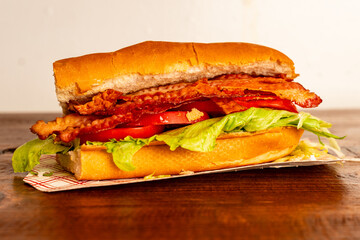 BLT sub sandwich