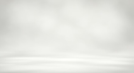 Blank, neutral, grey studio backdrop.  Soft, diffused light creates a clean, empty space for product presentation