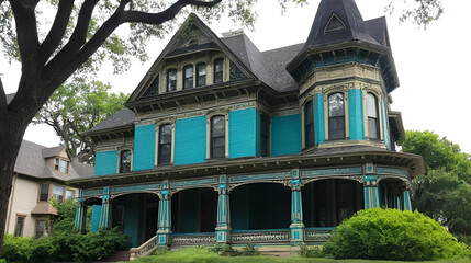 Obraz premium Beautiful Old House in Saint Paul