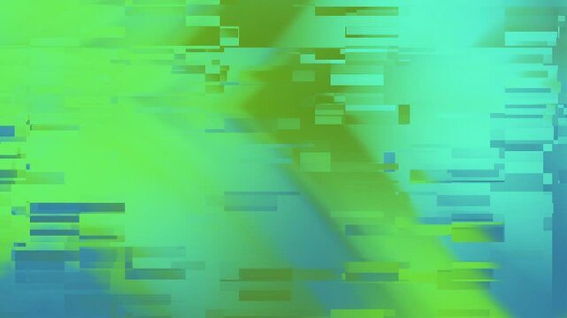 Cool-toned liquid glitch fades in teal and green shades, evoking synthetic calm and subtle rhythm&mdash;ideal for tech intros or background textures