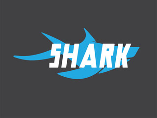 Shark logo vector illustration