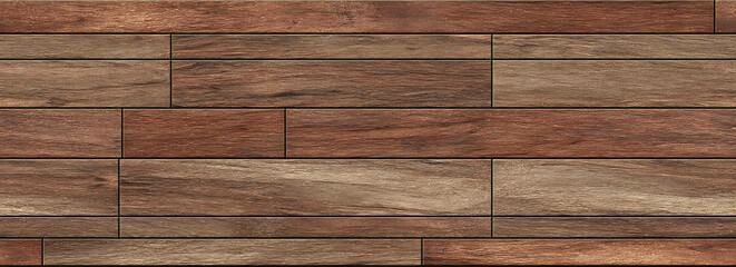 Brown natura wood-grain wall panels of parquet wood tint - Seamless , pattern , background , tile