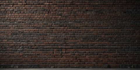 Dark, distressed brick wall, uneven surface, gritty texture , exterior, design, texture