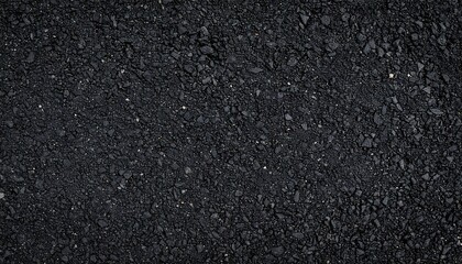 Obraz premium Dark Asphalt Texture: Black Gravel Road Surface