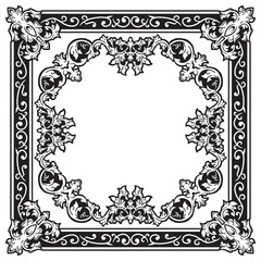 Premium Ornamental Frames with Modern Line Geometry