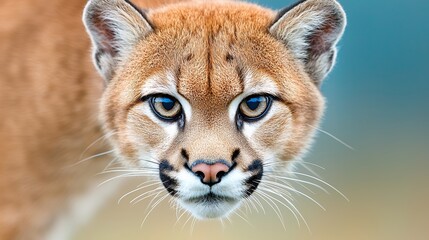 Cougar Face Close Up