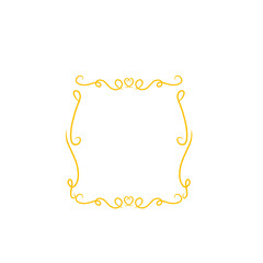 gold swirl frame