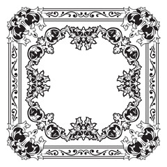Premium Geometric Ornamental Frames with Decorative Lineart Style