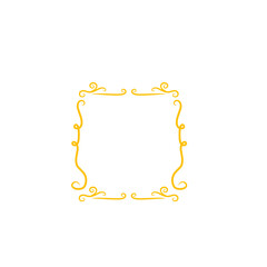 gold swirl frame