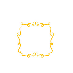 gold swirl frame