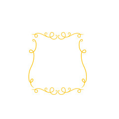 gold swirl frame