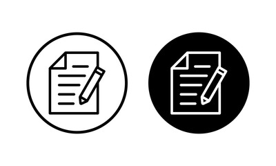 Note icon vector illustration. notepad sign and symbol