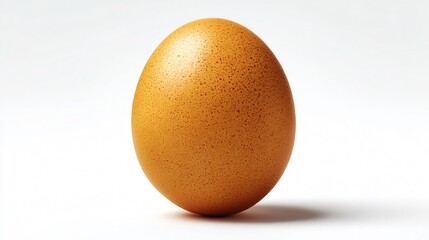 Fresh Egg Isolated on White Background for Professional Food Photography